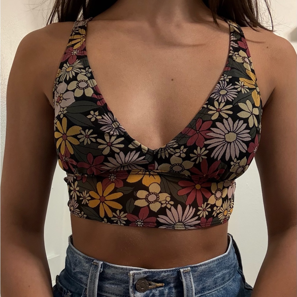 Gilly Hicks Multicolor Floral Tank Top